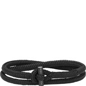 Pig & Hen - Rope Bracelets - Black | Black Tiny Tiny